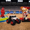image:imageBLDR Monster Jam Monster Mutt Dalmatian Fire Hydrant Fury Building Set  Display Your Truck  327 Pieces Ages 5 0328