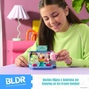 image:imageBLDR Squishmallows Sidewalk Cafe Building Set  Lil Gouda the Grilled Cheese and Cillian theCow Buildable Figures  Squishmallows Fans 8 0359Frozen Yogurt Fun