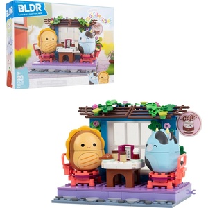 image:imageBLDR Squishmallows Sidewalk Cafe Building Set  Lil Gouda the Grilled Cheese and Cillian theCow Buildable Figures  Squishmallows Fans 8 0359Sidewalk Cafe