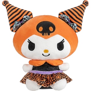image:imageJazwares Hello Kitty and Friends 8Inch Kuromi Halloween Plush with a Pumpkin Hood  Officially Licensed Sanrio Product from Ages 6Kuromi