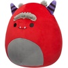 image:imageSquishmallows Original 12in Guerra the Brown Panda Holding Candy Pail  Official Jazwares Halloween Plush MediumSizedBurgundy Monster