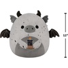 image:imageSquishmallows Original 12in Guerra the Brown Panda Holding Candy Pail  Official Jazwares Halloween Plush MediumSizedGrey Speckled Gargoyle