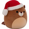 image:imageSquishmallows Original 8in Chip the Beaver with Santa Hat  Official Jazwares Holiday PlushBeaver With Santa Ha