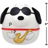 image:imageSquishmallows Original Peanuts 8in Snoopy and Woodstock Jazz Theme 2Pack  Official Jazwares Plush LittleSnoopy  Woodstock Jazz