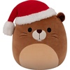 image:imageSquishmallows Original 8in Chip the Beaver with Santa Hat  Official Jazwares Holiday PlushBeaver With Santa Ha