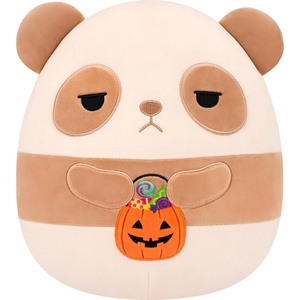 image:imageSquishmallows Original 12in Guerra the Brown Panda Holding Candy Pail  Official Jazwares Halloween Plush MediumSizedBrown Panda