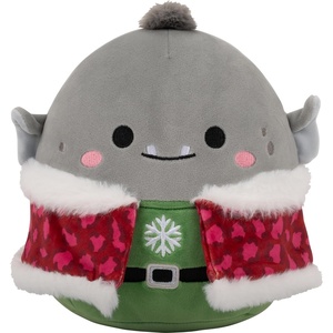 image:imageSquishmallows Original 8in Chip the Beaver with Santa Hat  Official Jazwares Holiday PlushGrey Ogre in Winter Outfit