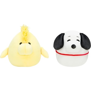 image:imageSquishmallows Original Peanuts 8in Snoopy and Woodstock Jazz Theme 2Pack  Official Jazwares Plush LittleSnoopy  Woodstock