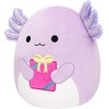 image:imageSquishmallows Original 12in Donny the Yellow Koala with Happy Birthday on Belly  Official Jazwares Birthday Plush MediumSizedPurple Axolotl Holding Gift