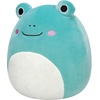 image:imageSquishmallows Original 12in Natty the Black Labrador Dog with Festive Red Bandana  Official Jazwares Holiday Plush MediumSizedFrog With Mint Green Belly