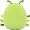 image:imageSquishmallows Original 8in Dewey the Brown Tarantula Spider  Official Jazwares Plush LittleGreen Caterpillar With Rainbow Bowtie