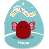 image:imageSquishmallows Original 8in Harpo the Maroon Elephant Butterfly  Official Jazwares Plush LittleMaroon Elephant Butterfly