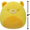 image:imageSquishmallows Original 8in Harpo the Maroon Elephant Butterfly  Official Jazwares Plush LittleNeon Yellow Bear