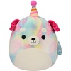 image:imageSquishmallows Original 12in Donny the Yellow Koala with Happy Birthday on Belly  Official Jazwares Birthday Plush MediumSizedTiedye Dog With Party Hat
