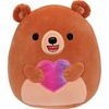 image:imageSquishmallows Original 8in Dill the Shaggy Haired CowBear Holding Rainbow Heart