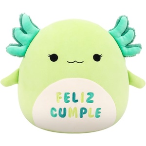 image:imageSquishmallows Original 12in Donny the Yellow Koala with Happy Birthday on Belly  Official Jazwares Birthday Plush MediumSizedGreen Axolotl feliz Cumple