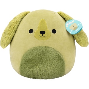 image:imageSquishmallows Original 12in Natty the Black Labrador Dog with Festive Red Bandana  Official Jazwares Holiday Plush MediumSizedGreen Retriever Dog