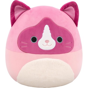 image:imageSquishmallows Original 12in Natty the Black Labrador Dog with Festive Red Bandana  Official Jazwares Holiday Plush MediumSizedPink Snowshoe Cat
