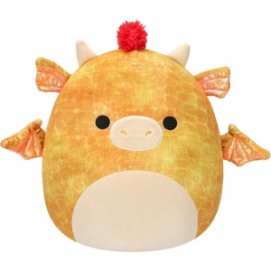 image:imageSquishmallows Original 12in Natty the Black Labrador Dog with Festive Red Bandana  Official Jazwares Holiday Plush MediumSizedYellow Dragon With Orange Mane