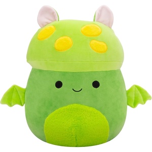 image:imageSquishmallows Original 14in Blubo the Neon Blue Bear in Pink Clown Costume  Official Jazwares Halloween Plush LargeGreen Mushroom Bat