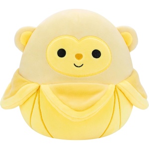 image:imageSquishmallows Original 8in Harpo the Maroon Elephant Butterfly  Official Jazwares Plush LittleBanana Monkey