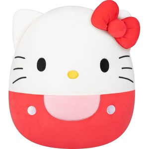 image:imageSquishmallows Original Sanrio 12Inch Denim Hello Kitty PlushHello Kitty in Red Overalls