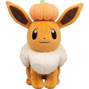 image:imagePokemon Glaceon Plush  8Inch Soft Plush with Authentic DetailsEevee With Pumpkin