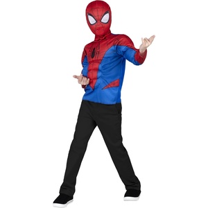 image:imageMarvel SpiderMan Youth Muscle Chest Box Set  Padded Costume Top with Detachable Mask  Size S 47 Multi