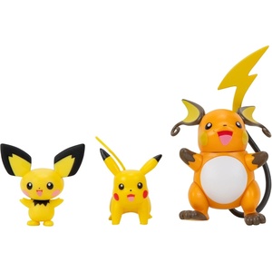 image:imagePokemon Select Eevee Evolution Pack  Features 2Inch Eevee Plus 3Inch Jolteon Vaporeon and Flareon Battle FiguresStyle 6