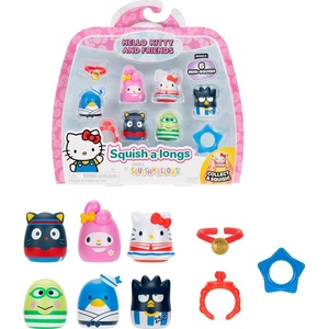 image:imageSquishalongs Hello Kitty and Friends MiniSquish  Accessory 6Pack Chart ToppersCute Sports
