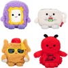 image:imageBumBumz Warner Bros Friends Plush 4Pack  45inch Collectible Stuffed Toys from the Makers of Original SquishmallowsFriends
