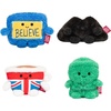 image:imageBumBumz Warner Bros Friends Plush 4Pack  45inch Collectible Stuffed Toys from the Makers of Original SquishmallowsTed Lasso