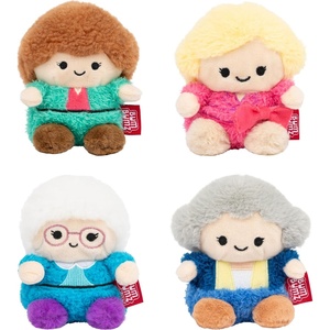 image:imageBumBumz Warner Bros Friends Plush 4Pack  45inch Collectible Stuffed Toys from the Makers of Original SquishmallowsGolden Girls